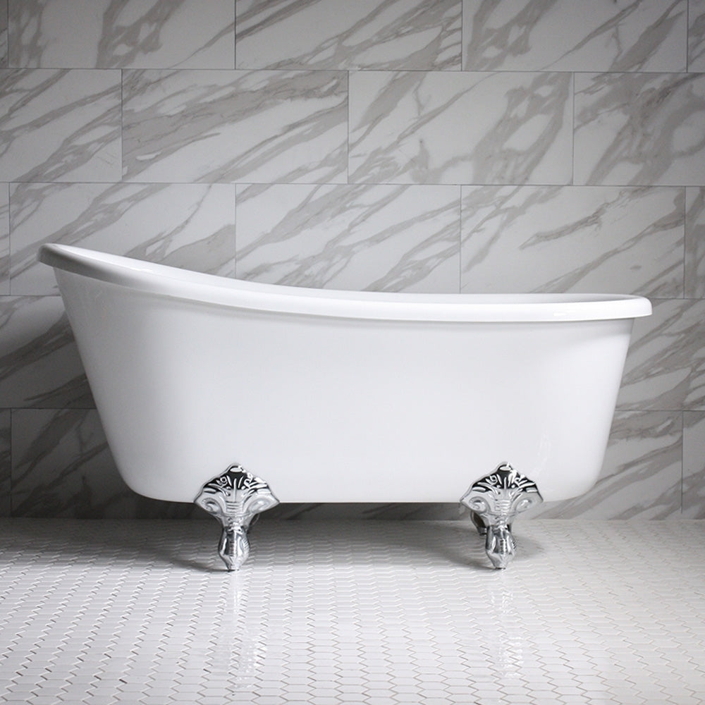 Clawfoot Tub – HLSW58 58 CoreAcryl Acrylic Swedish Slipper