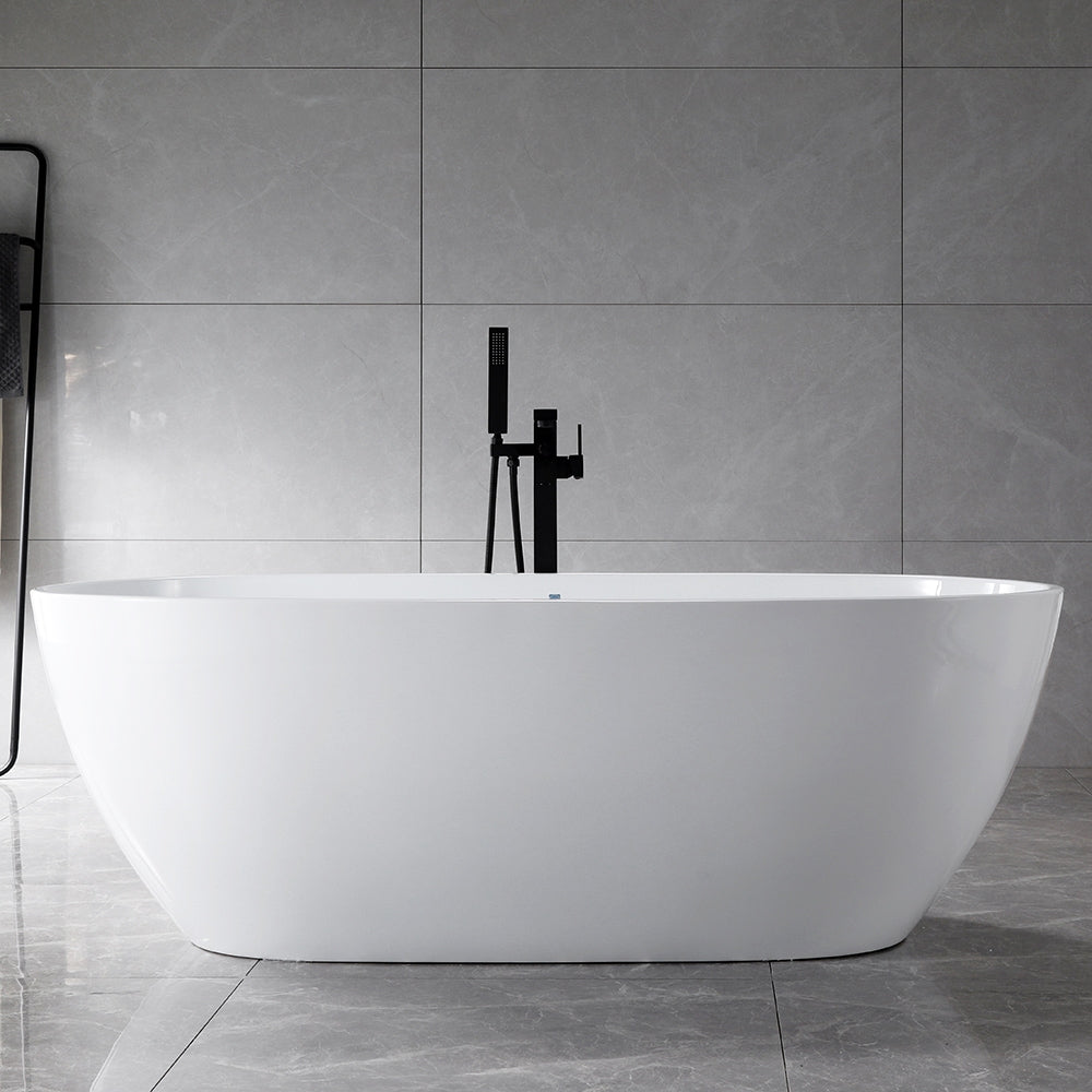 Air Jetted Freestanding Bathtub – Aquino59CAJ 59 x 32 inch Center