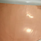 “SanSiro Toulon 73HPCA Heated Air Jets” 73" x 32" French Bateau Tub Hammered Polished Solid Copper Exterior