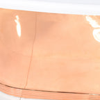 “SanSiro AquitaineA67PC” 67" “Warmed Air Jetted” Tub with a Mirror Polished Solid Copper Shell Exterior and Thick CoreAcryl Acrylic Interior