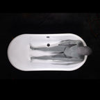 “SanSiro AquitaineA67PC” 67" “Warmed Air Jetted” Tub with a Mirror Polished Solid Copper Shell Exterior and Thick CoreAcryl Acrylic Interior