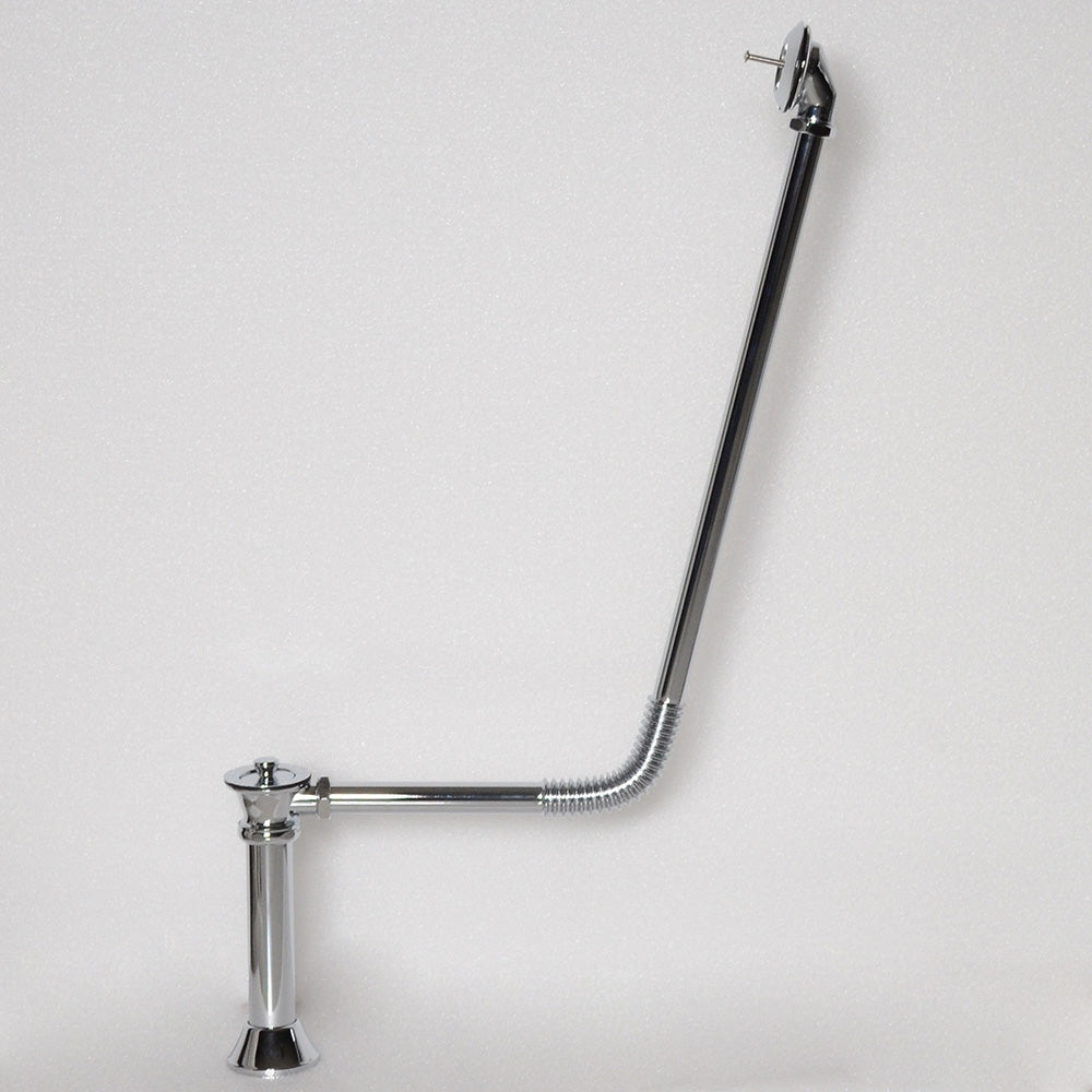 BW04CHR “Victorian Drain” with Lift Off Brass Stopper in Chrome Finish