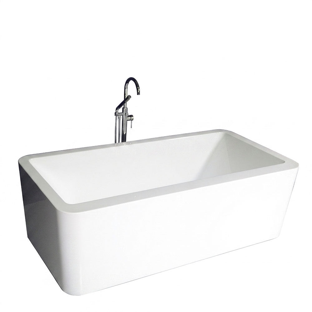 79" x 40" Large Freestanding Tub “SanSiro Classique 79C” Foam Insulated Reinforced Acrylic