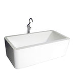 79" x 40" Large Freestanding Tub “SanSiro Classique 79C” Foam Insulated Reinforced Acrylic