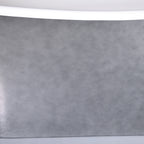 “Calypso-SKAC59” 59" x 31.5"  French Bateau Skirted Bathtub with “Aged Chrome” Exterior Finish