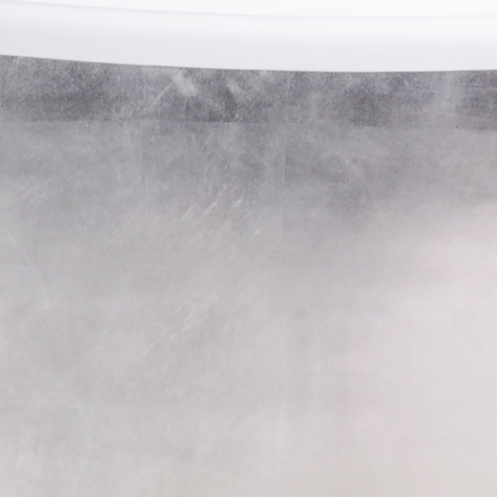“Calypso-USLBTSK59” 59" x 31.5" French Bateau Skirted Bathtub with “Umber Washed Silver Leaf” Exterior Finish