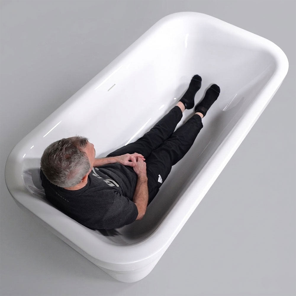 Air Jetted Tub - Freestanding 67"x35" SanSiro Eclipse67CAJ Heated Air