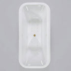Air Jetted Tub - Freestanding 67"x35" SanSiro Eclipse67CAJ Heated Air