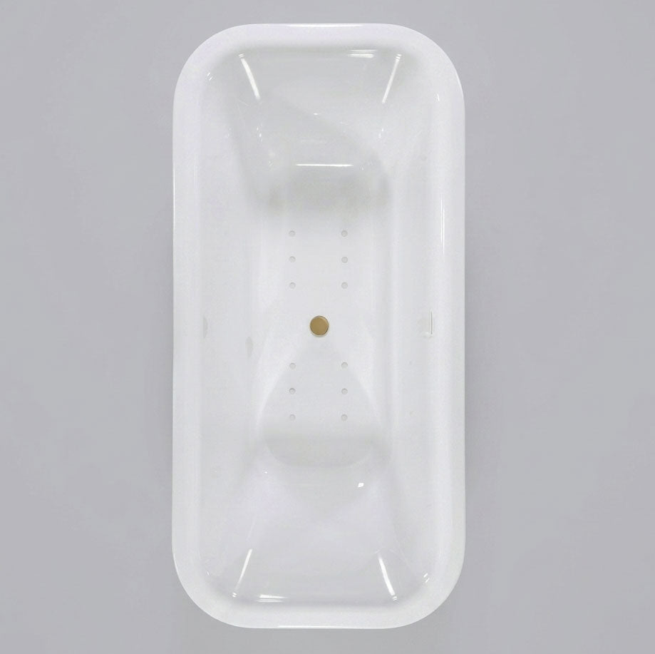 Air Jetted Tub - Freestanding 67"x35" SanSiro Eclipse67CAJ Heated Air