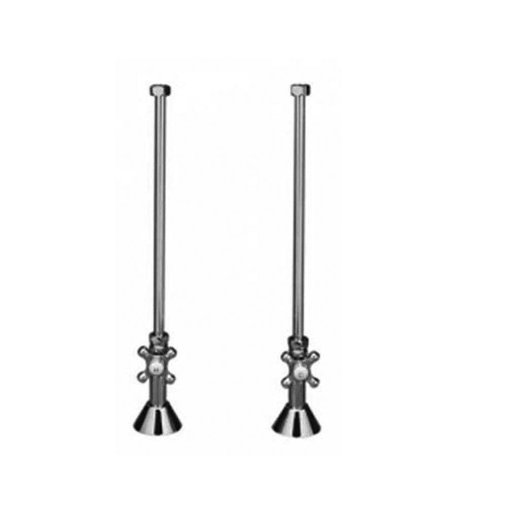 “HLFL53FPK All Inclusive” 53" Hotel Collection  Heavy Duty Double Skin Acrylic Classic Style Clawfoot Tub and Faucet Package