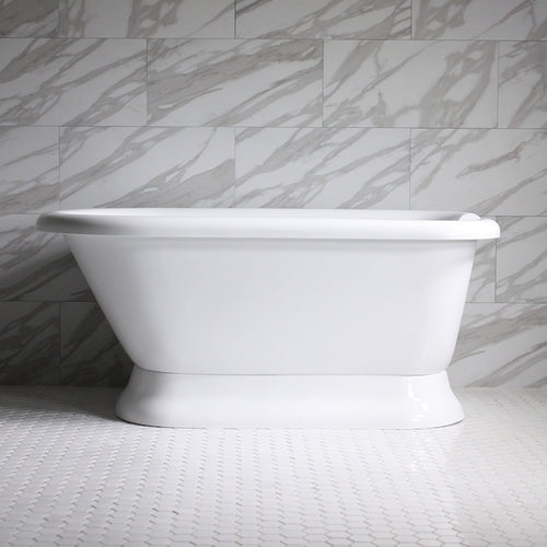 SanSiro HLFLPD53, 53-inch pedestal tub