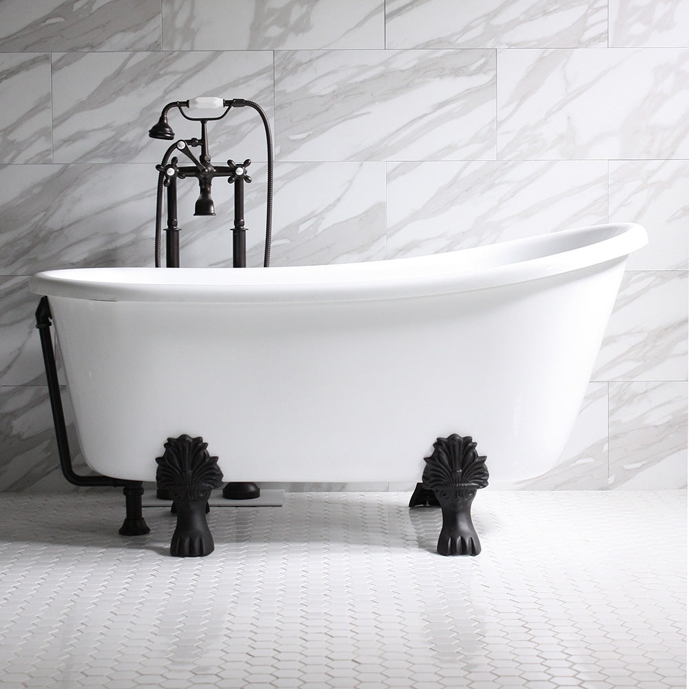 Clawfoot Tub – HLSW58 58 CoreAcryl Acrylic Swedish Slipper