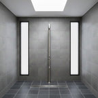 “Nautilus” 316 Stainless Steel Freestanding Outdoor or Indoor Shower