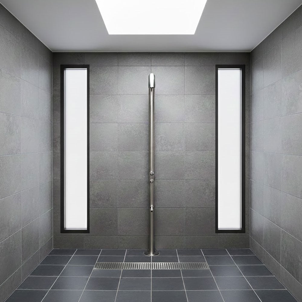 “Nautilus” 316 Stainless Steel Freestanding Outdoor or Indoor Shower