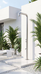 “Nautilus” 316 Stainless Steel Freestanding Outdoor or Indoor Shower