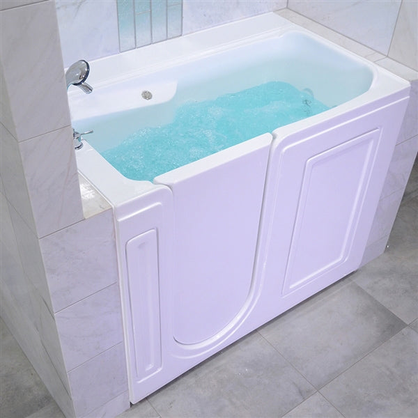 “Revitalise” 53" x 26.5" Walk-In Water Jetted with Water Heater, Ozone and 8 Jets
