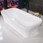 79" x 40" Air Jetted Water Heated Tub “SanSiro Eclipse 79CAirSpa” Reinforced Acrylic