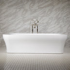 79" x 40" Air Jetted Water Heated Tub “SanSiro Eclipse 79CAirSpa” Reinforced Acrylic