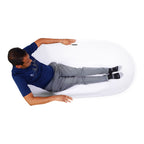 “SanSiro Aquino 59CAJ Heated Air Jetted” 59 x 32 inch Center Drain Freestanding Acrylic Bathtub