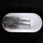 “SanSiro Augusta 71CAJ Heated Air Jetted” 71 x 34 inch Center Drain Freestanding Tub
