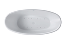 “SanSiro Genoa 67CAJ Heated Air Jetted” 67 x 32 inch Center Drain Freestanding Tub
