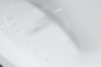 “SanSiro Palermo 71CAJ Heated Air Jetted” 71 x 35.5 inch Center Drain Freestanding Tub