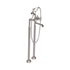 “Victoriana Freestanding Tub Faucet” in Brushed Nickel