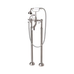 “Victoriana Freestanding Tub Faucet” in Brushed Nickel