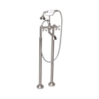 “Victoriana Freestanding Tub Faucet” in Brushed Nickel