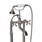 “Victoriana Freestanding Tub Faucet” in Brushed Nickel