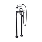 “Victoriana Freestanding Tub Faucet” in Matte Black