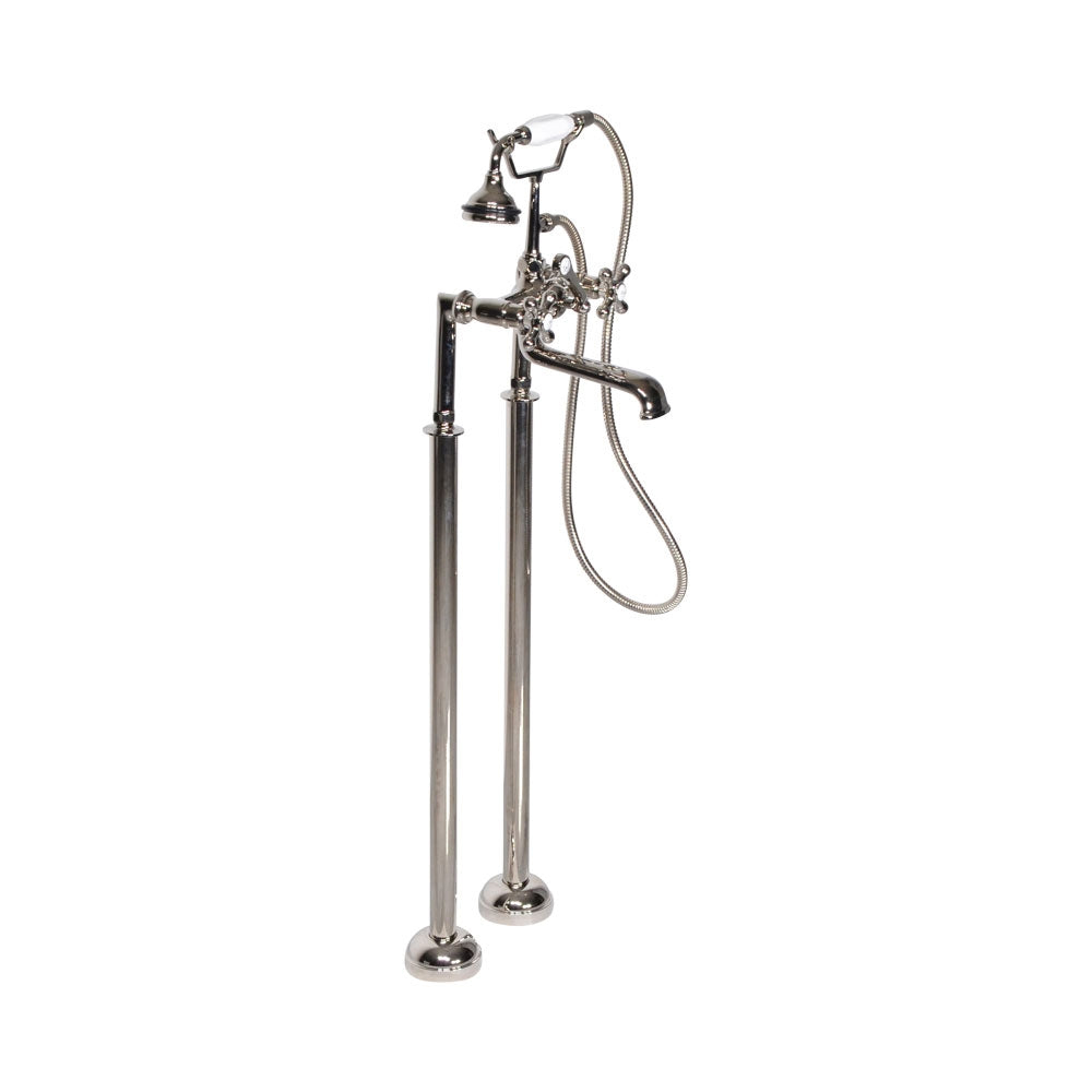 “Victoriana Freestanding Tub Faucet” in Polished Nickel