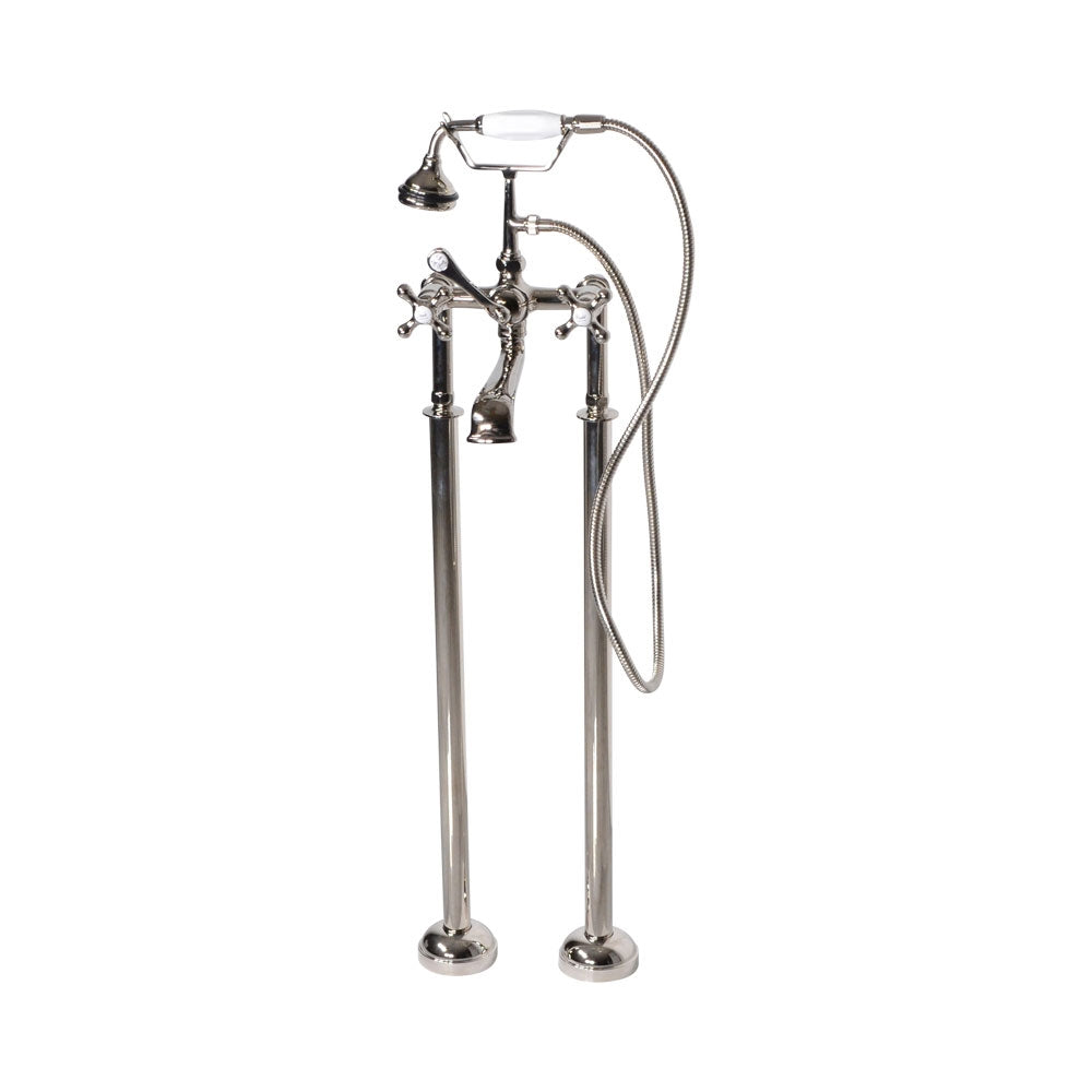 “Victoriana Freestanding Tub Faucet” in Polished Nickel