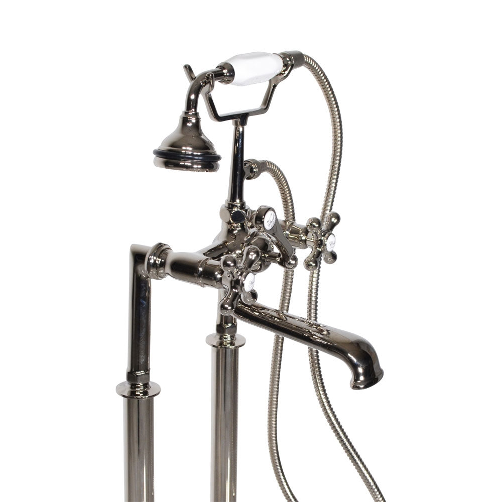 “Victoriana Freestanding Tub Faucet” in Polished Nickel