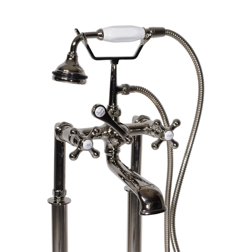 “Victoriana Freestanding Tub Faucet” in Polished Nickel