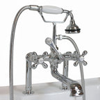 “SanSiro SS67W” 67 Inch “Water Jetted” Single Slipper Clawfoot Tub Package