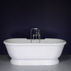 “SanSiro SSPD69W” 69 Inch “Water Jetted” Double Ended Pedestal Tub Package