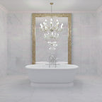 “SanSiro SSPD69W” 69 Inch “Water Jetted” Double Ended Pedestal Tub Package