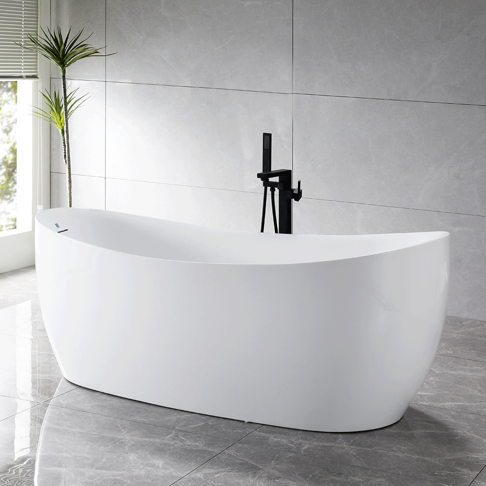 59" x 32" Jetted Tub “SanSiro Antium 59EHS” Reinforced Acrylic
