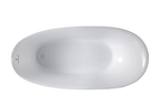 “SanSiro Antium59E with Foam Insulated Cavity Walls” 59" x 32" Acryilc Freestanding Tub