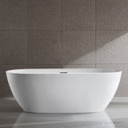 “SanSiro Aquino59C with Foam Insluated Cavity Walls” 59" x 32" Acrylic Freestanding Tub