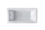 “SanSiro Asti59C” 59 x 34 inch Center Drain Foam Insulated Acrylic Freestanding Bathtub