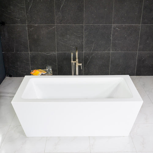 SanSiro Asti 73C Air Spa Freestanding Tub with Water Heater & Heated Air Bubbles