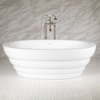 “SanSiro Cosmos67C” 67 x 36 inch Acrylic Freestanding Bathtub