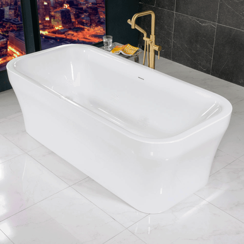 Freestanding Tub – Eclipse73C 73 x 35 inch Foam Insulated Cavity