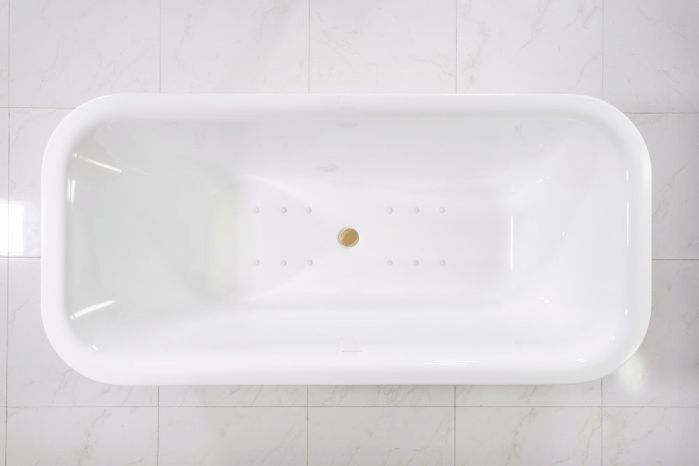 Freestanding Tub – Non-Jetted Water Heated Eclipse-SM73WHC Center