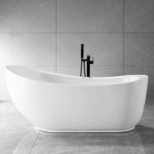 Freestanding Tub – Non-Jetted Water Heated Feronia71EWH 71 x 35