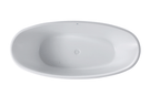 “SanSiro Genoa59C with Foam Insulated Cavity Walls” 59" x 31" Acrylic Freestanding Tub