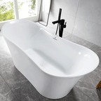 “SanSiro Luca67C” 67 x 31 inch  Acrylic Freestanding Bathtub with Foam Insulation