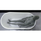 “SanSiro Napoli 59CBAirSpa Heated Air Jetted plus Heated Water” 59" x 30" Center Back Drain Freestanding Tub